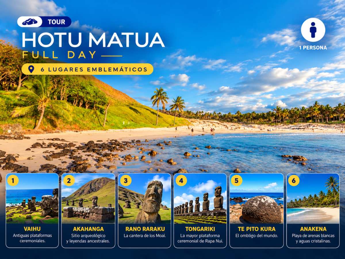 TOUR HOTU MATUA FULL DAY  / NOV 2026